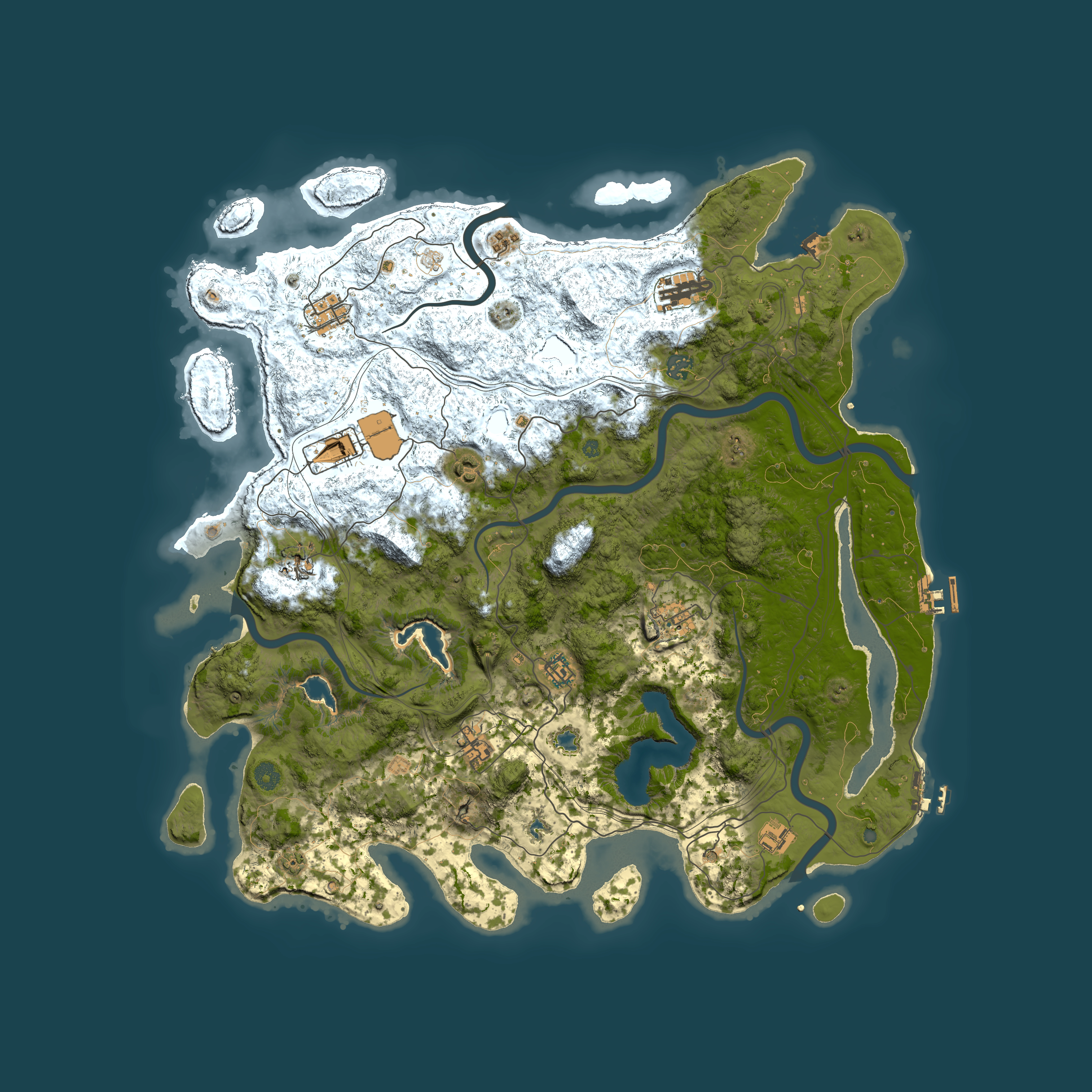 Full top-down render of Rust map seed 1289004515, 4800x4800m