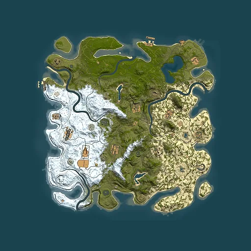 Rust map seed 1933842346, 4650x4650m top-down preview