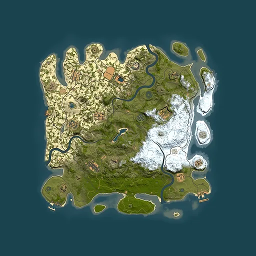 Rust map seed 1225433345, 4150x4150m top-down preview