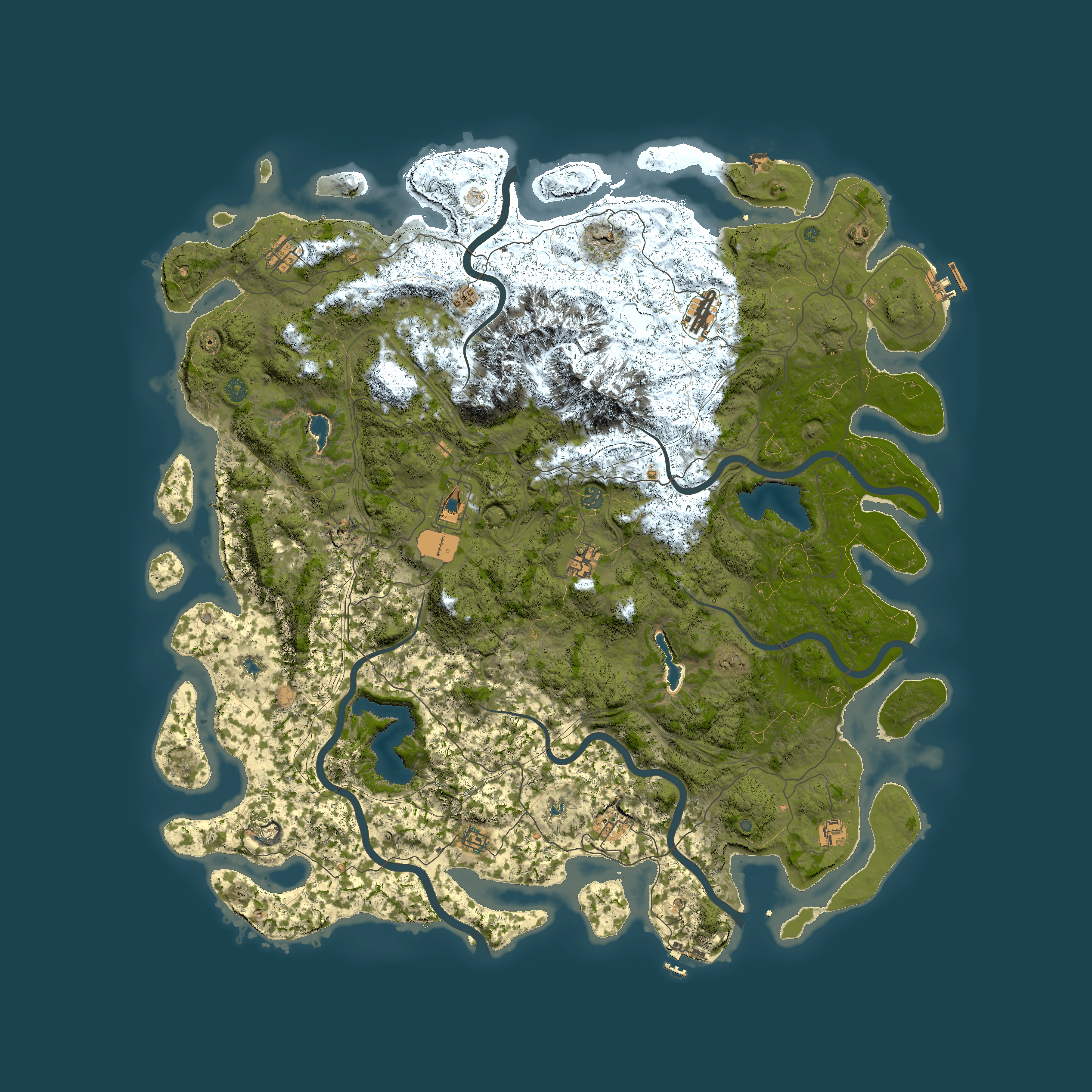 Full top-down render of Rust map seed 502368267, 5650x5650m