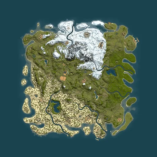 Rust map seed 502368267, 5650x5650m top-down preview