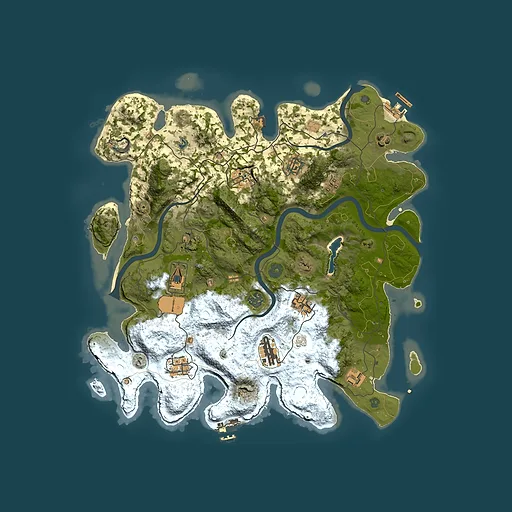 Rust map seed 1941631609, 4000x4000m top-down preview
