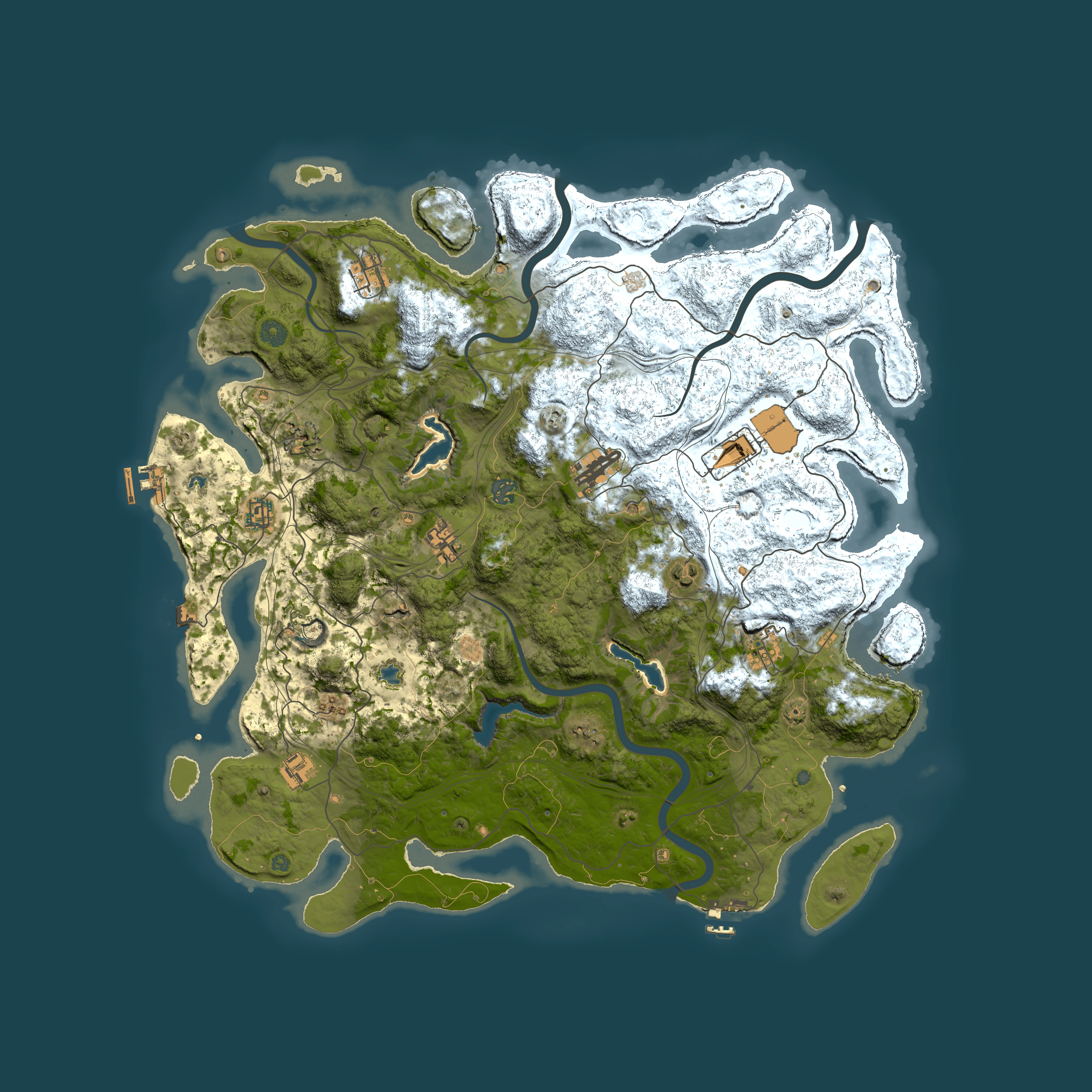 Full top-down render of Rust map seed 145682996, 4750x4750m