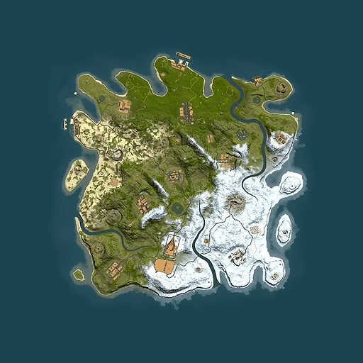 Rust map seed 823307983, 3750x3750m top-down preview