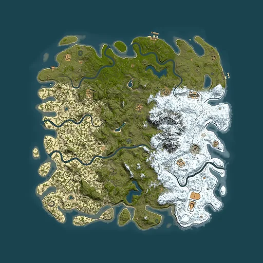 Rust map seed 1944349337, 5850x5850m top-down preview