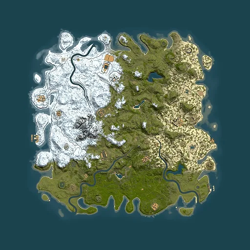 Rust map seed 1990197265, 5750x5750m top-down preview