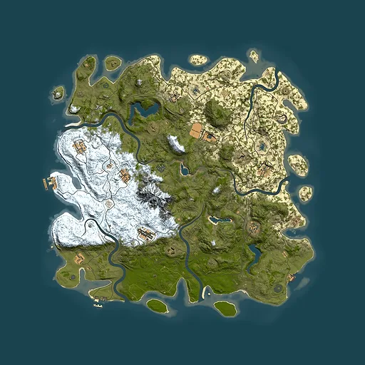 Rust map seed 548372946, 5100x5100m top-down preview