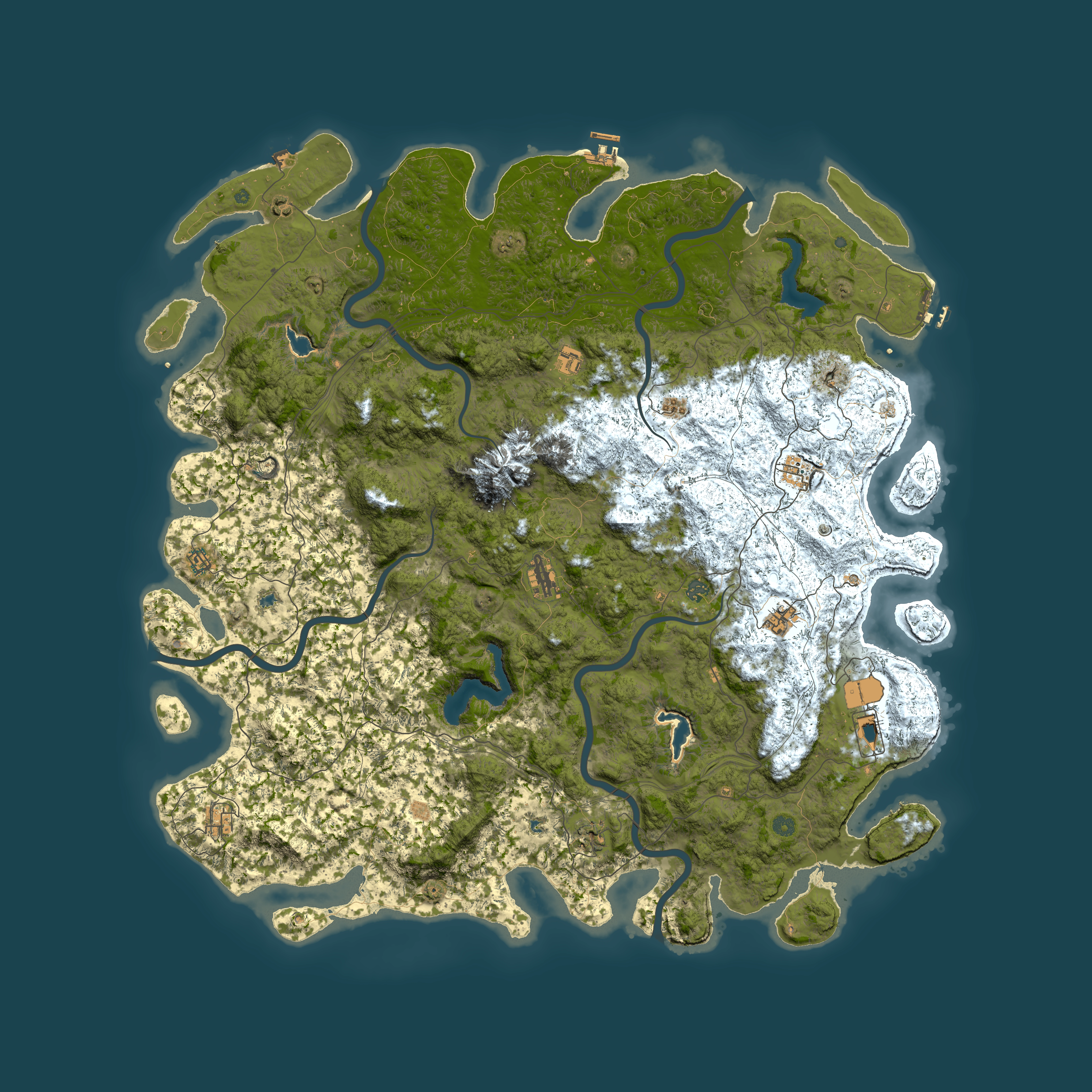 Full top-down render of Rust map seed 828922451, 6000x6000m