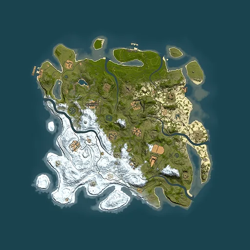Rust map seed 613458284, 4250x4250m top-down preview