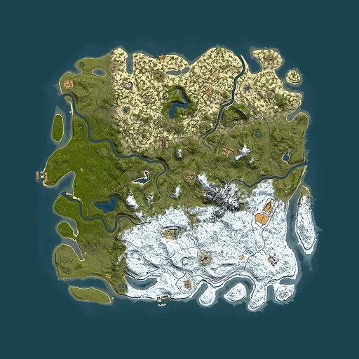 Rust map seed 470096621, 5750x5750m top-down preview