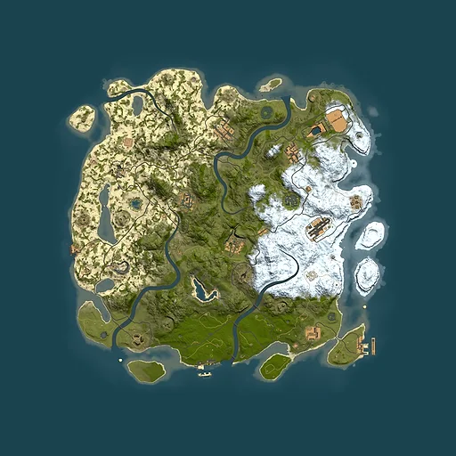 Rust map seed 544637443, 4150x4150m top-down preview