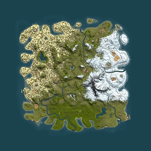 Rust map seed 501611189, 5650x5650m top-down preview