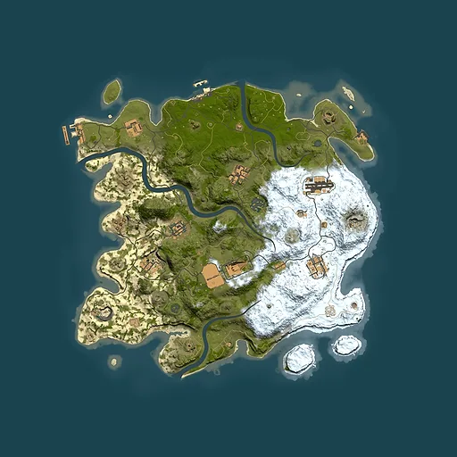 Rust map seed 973061502, 3700x3700m top-down preview