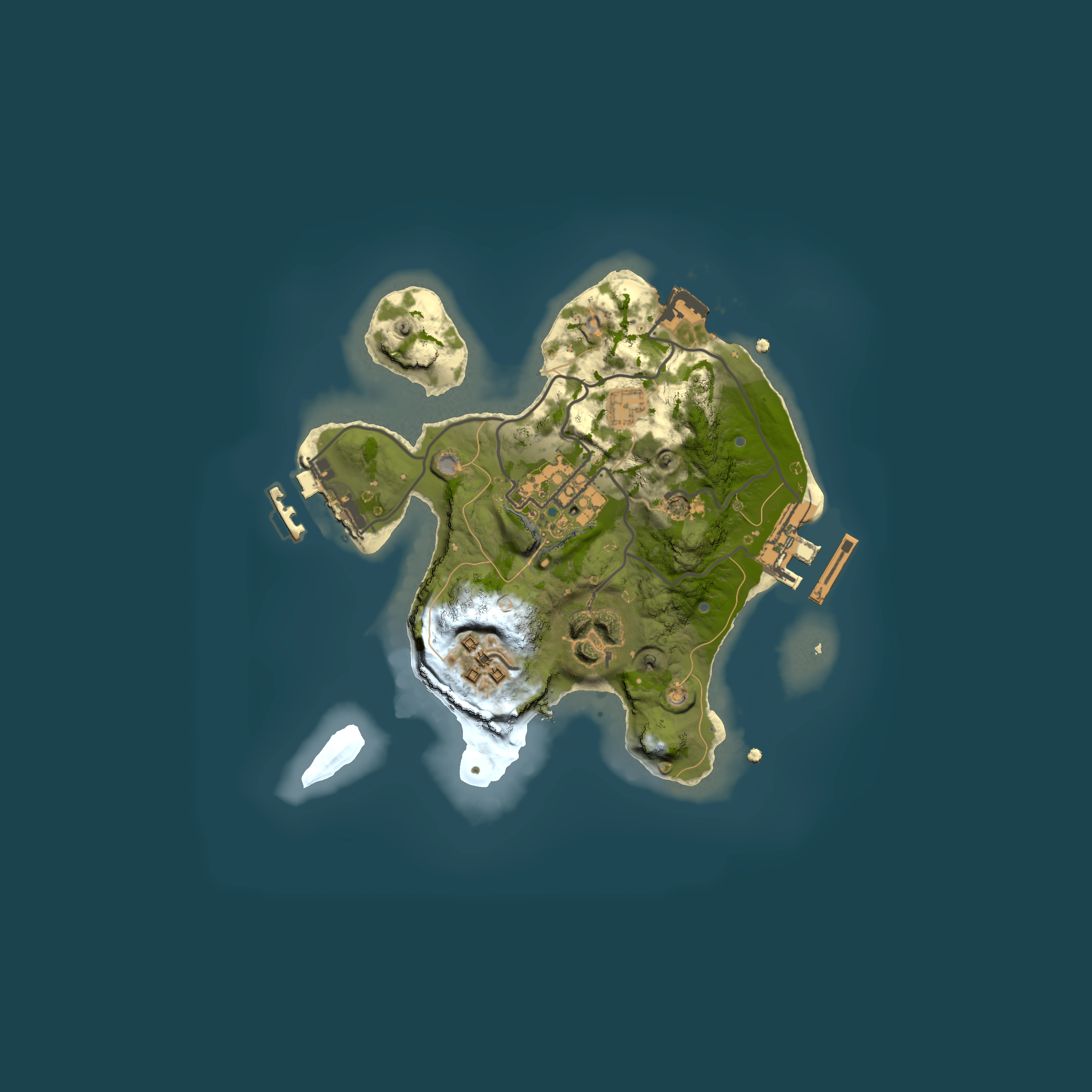 Full top-down render of Rust map seed 259390597, 2000x2000m