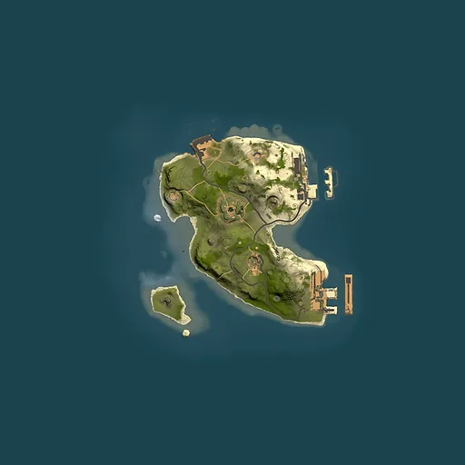 Rust map seed 1527270464, 1500x1500m top-down preview