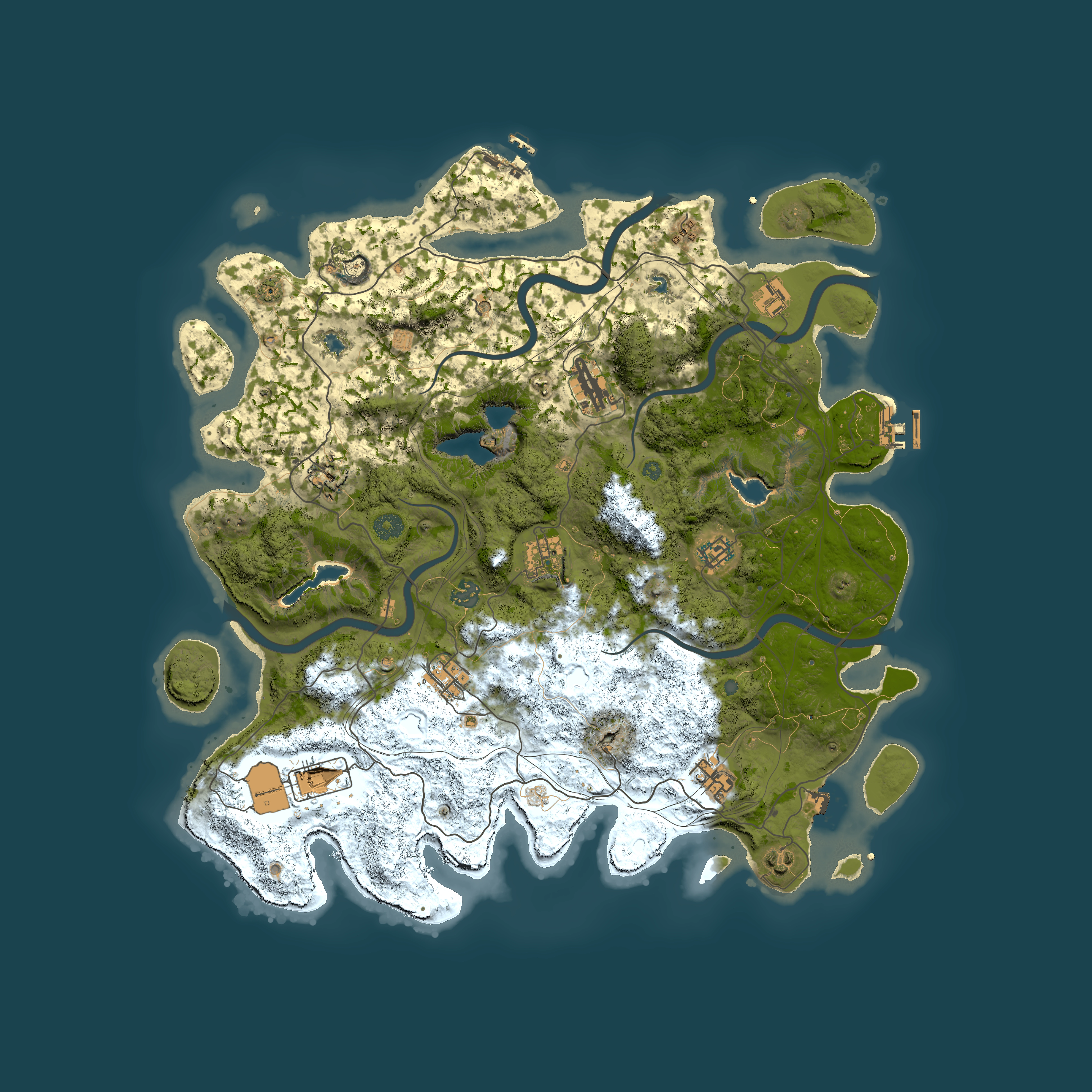 Full top-down render of Rust map seed 1571635341, 4500x4500m