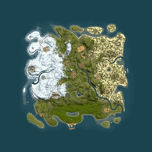 Rust map seed 780508674, 4350x4350m top-down preview