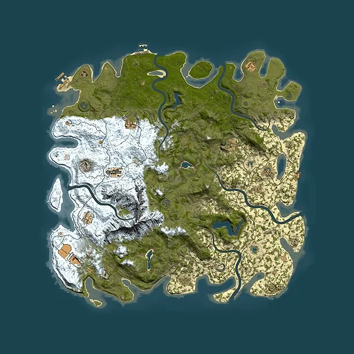 Rust map seed 1415337356, 5450x5450m top-down preview