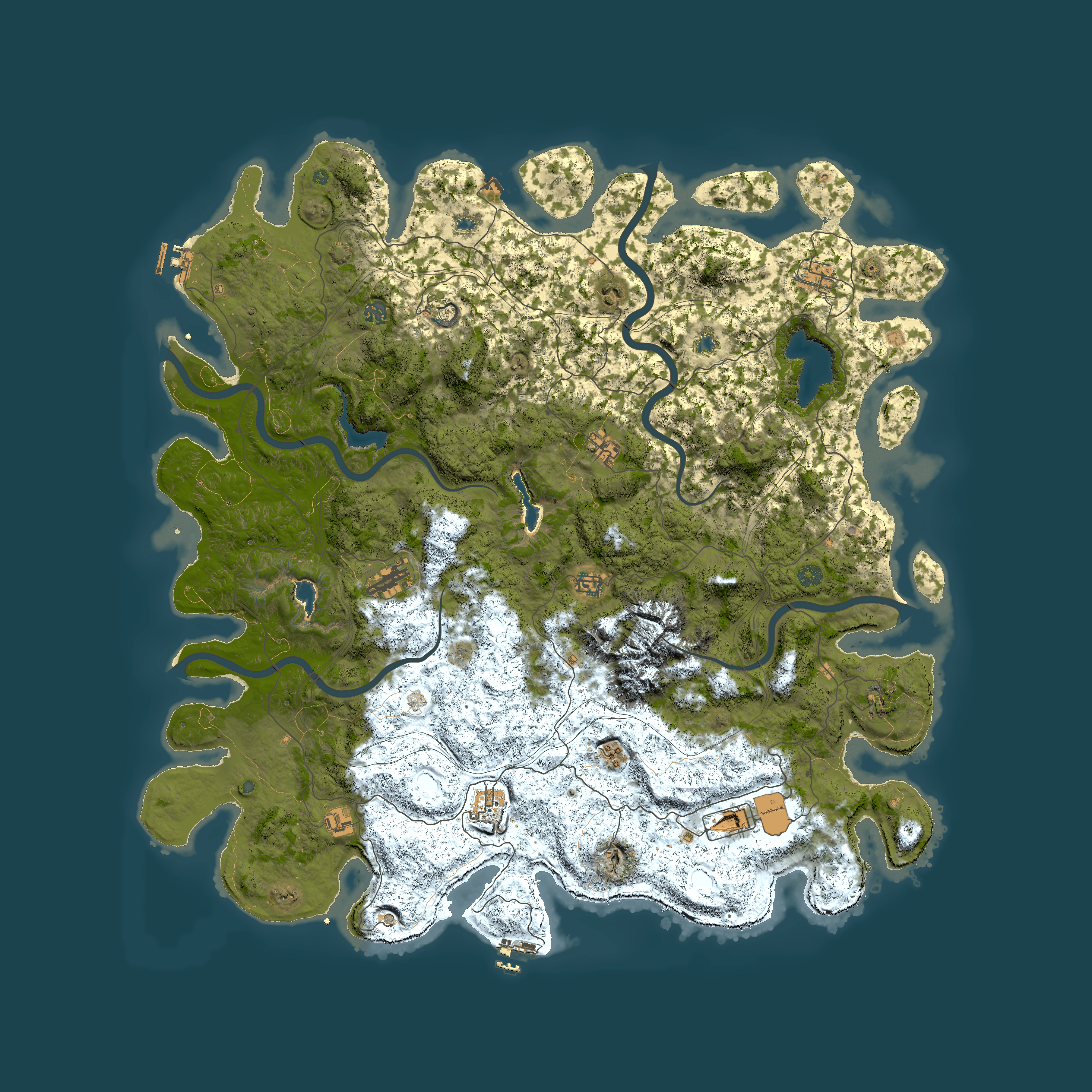 Full top-down render of Rust map seed 2094663351, 5550x5550m