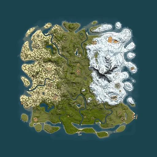 Rust map seed 643362670, 5700x5700m top-down preview