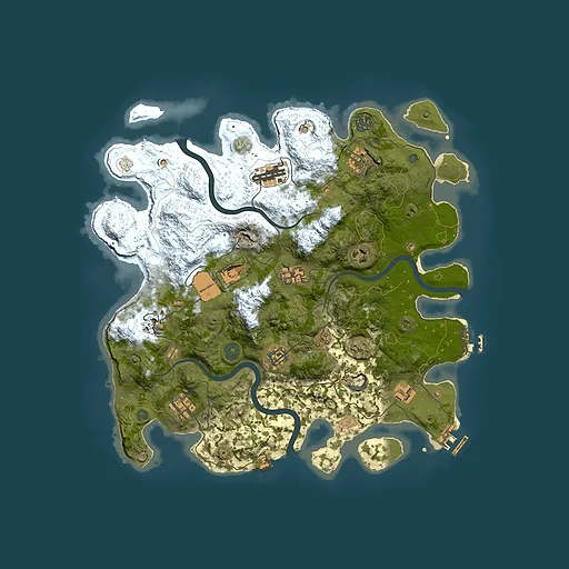 Rust map seed 1706406996, 3900x3900m top-down preview