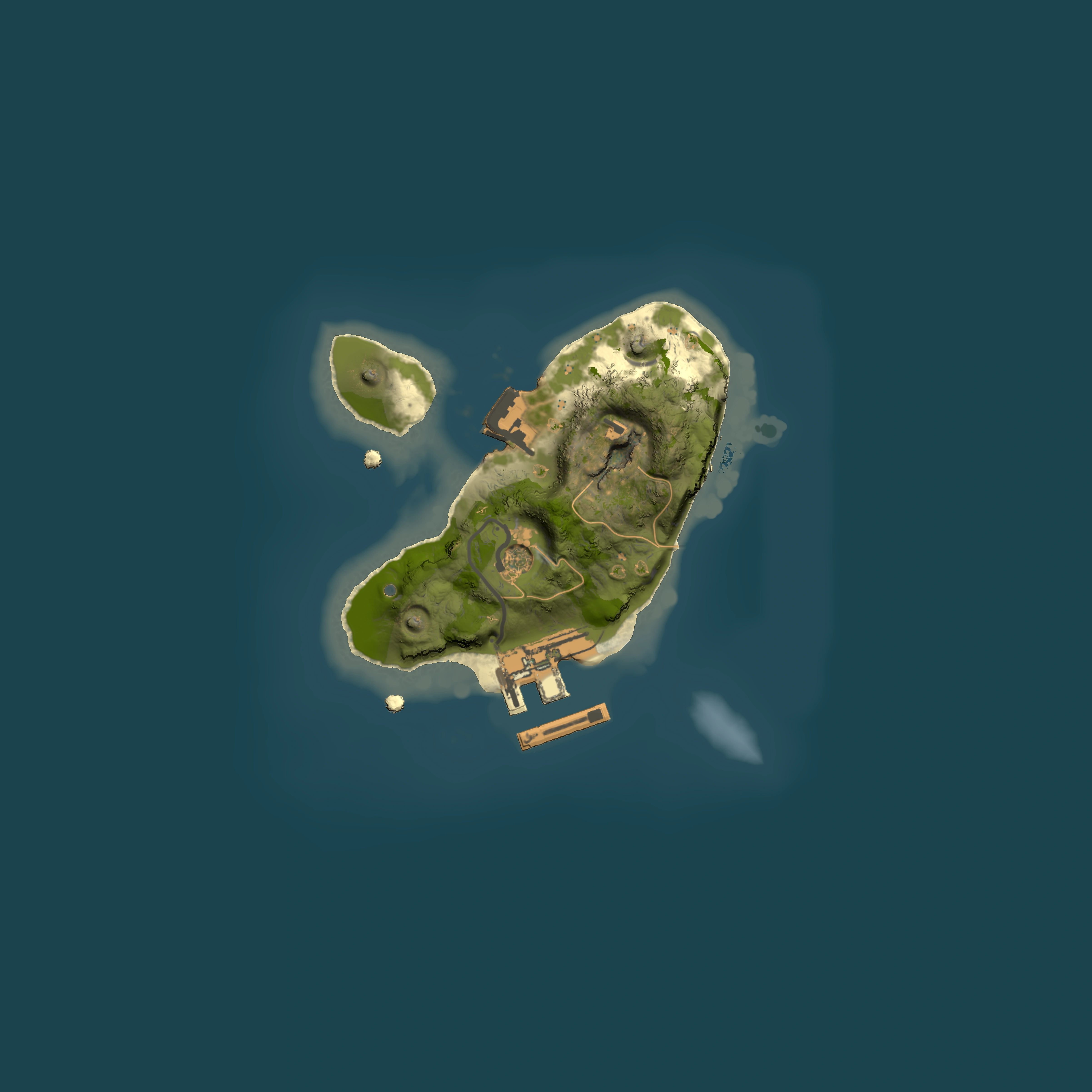 Full top-down render of Rust map seed 87790135, 1500x1500m