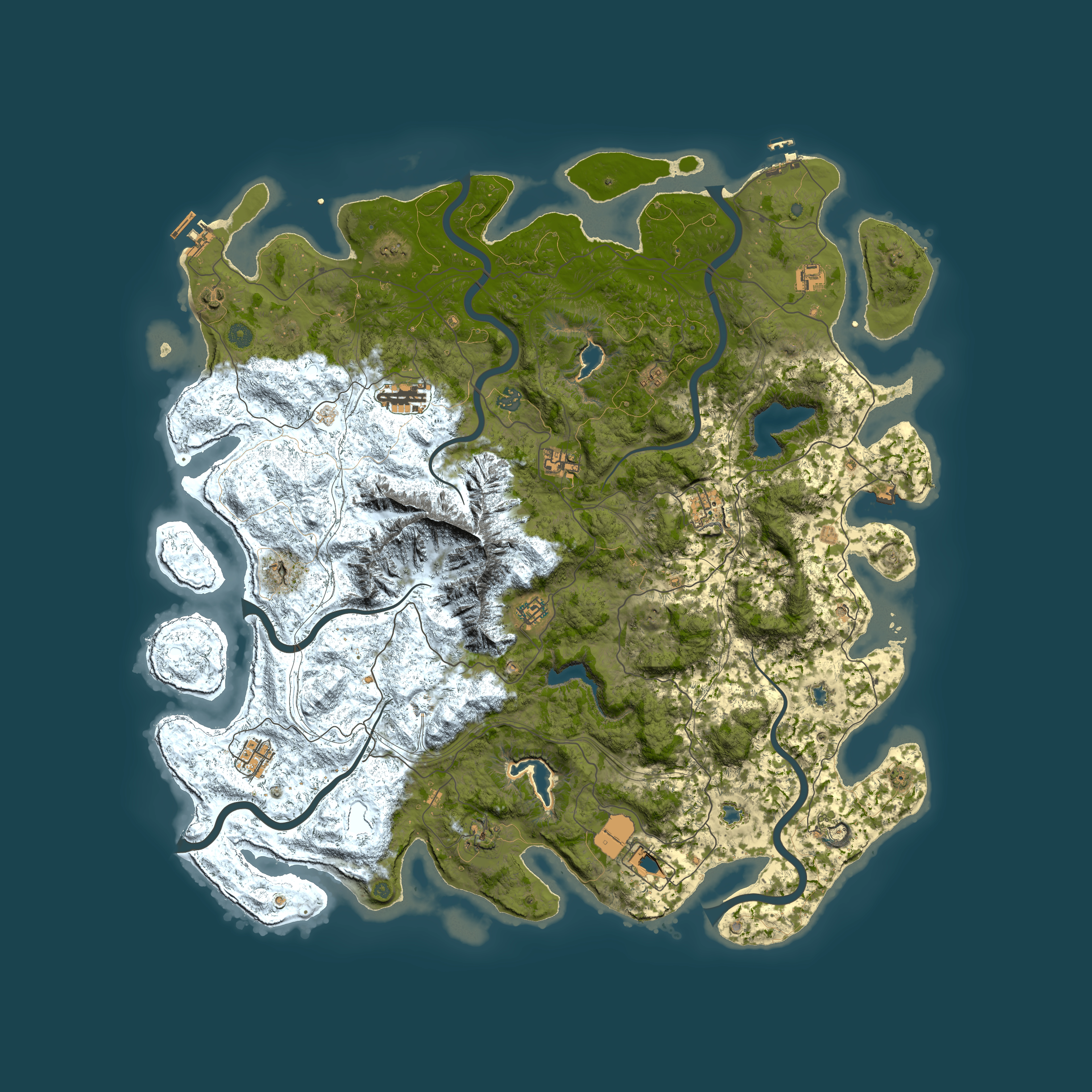 Full top-down render of Rust map seed 1188385783, 5350x5350m