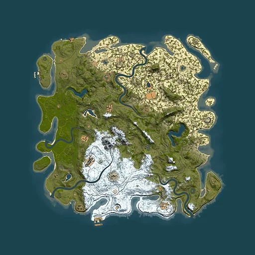 Rust map seed 737561934, 5350x5350m top-down preview