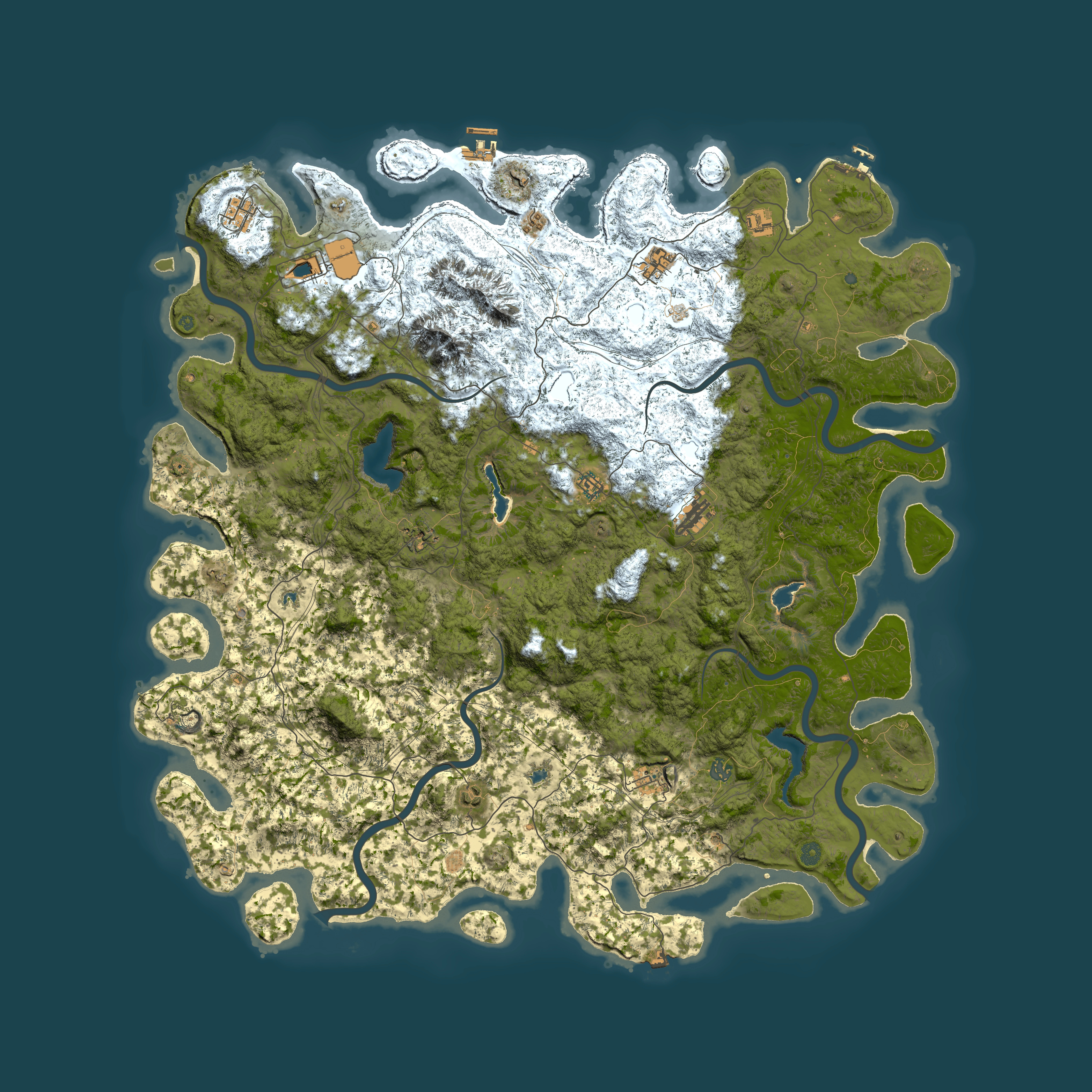 Full top-down render of Rust map seed 2079255325, 5800x5800m