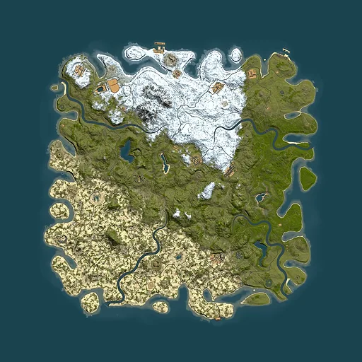 Rust map seed 2079255325, 5800x5800m top-down preview