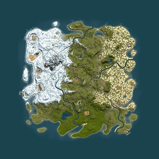 Rust map seed 625065203, 5500x5500m top-down preview