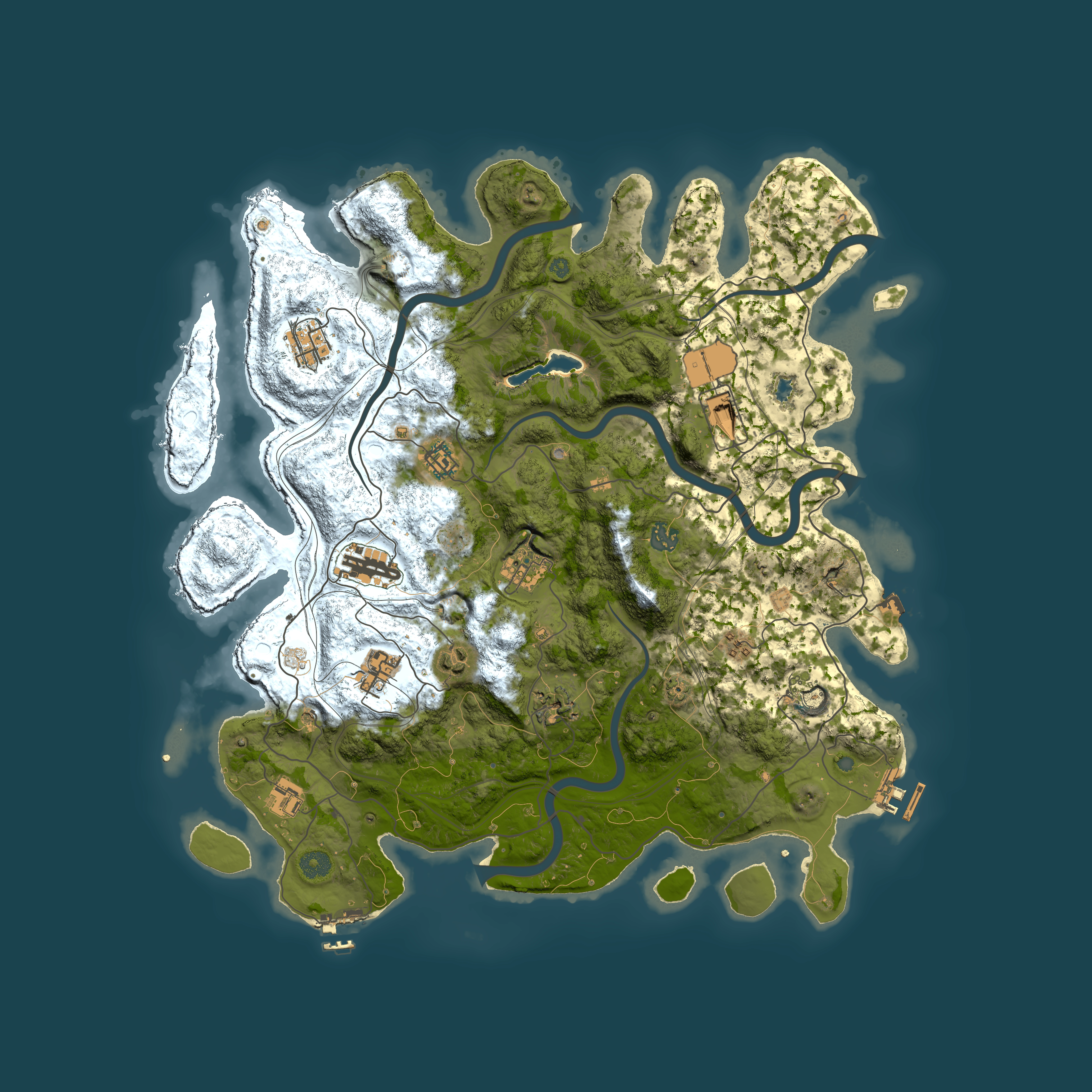 Full top-down render of Rust map seed 2143768692, 4350x4350m