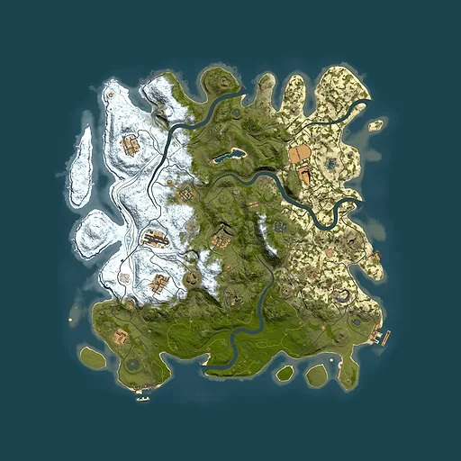 Rust map seed 2143768692, 4350x4350m top-down preview