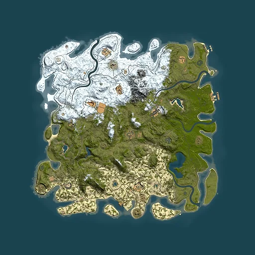 Rust map seed 1474573758, 5200x5200m top-down preview