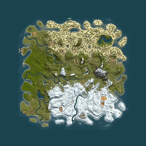 Rust map seed 326820134, 5500x5500m top-down preview