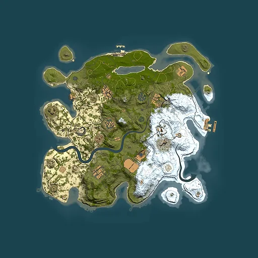Rust map seed 744179497, 3550x3550m top-down preview