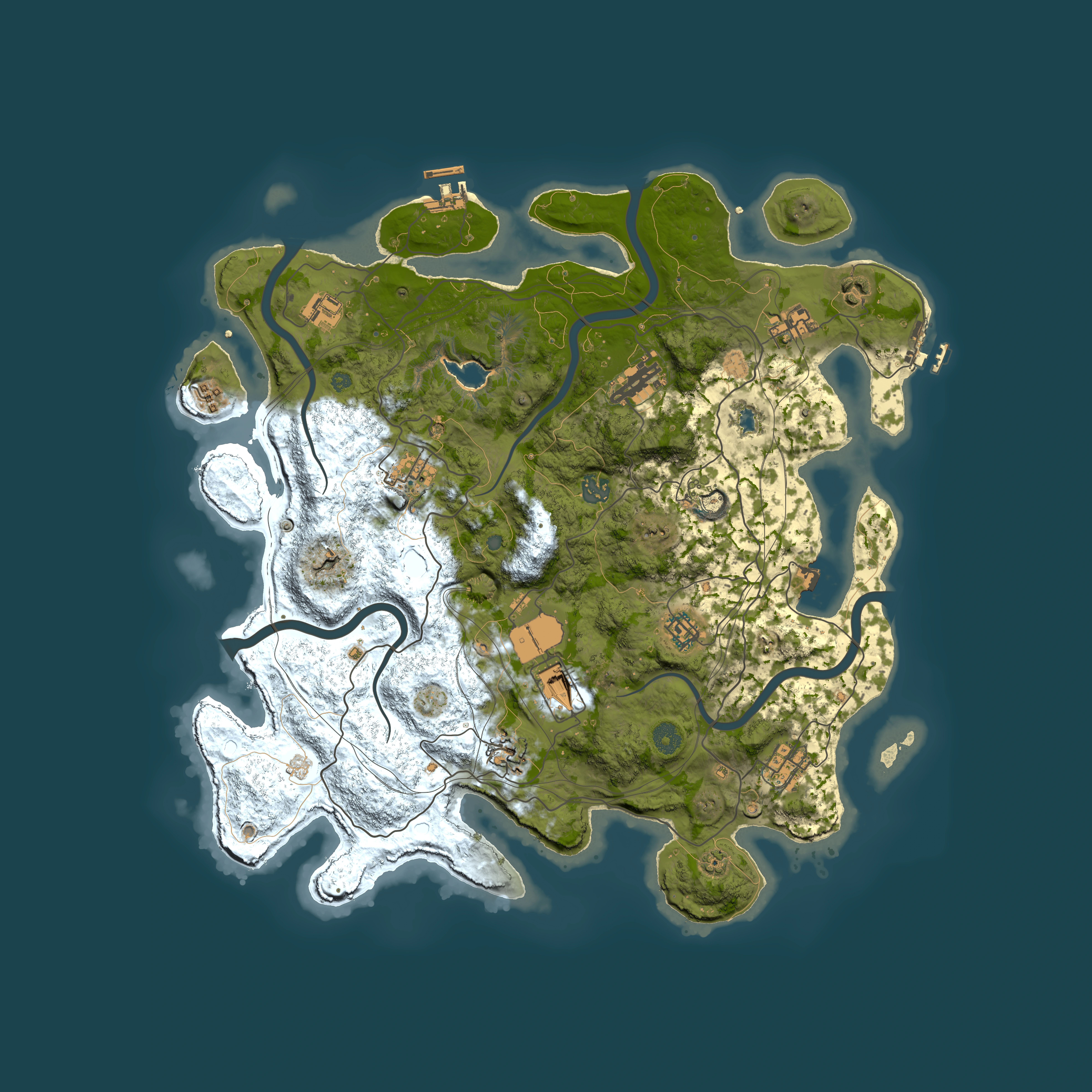 Full top-down render of Rust map seed 433080488, 4250x4250m