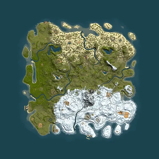Rust map seed 1356505365, 5500x5500m top-down preview