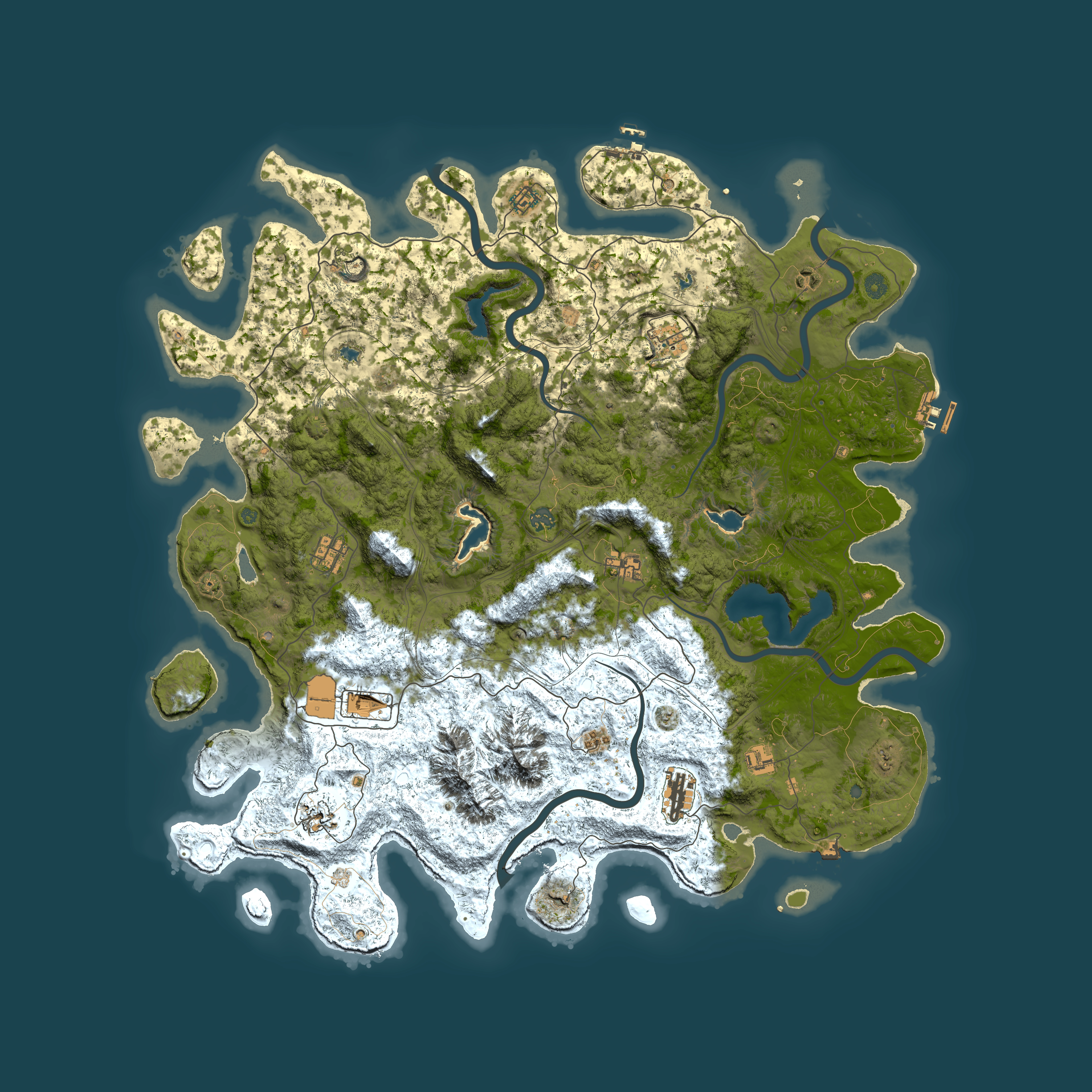 Full top-down render of Rust map seed 378348259, 5350x5350m