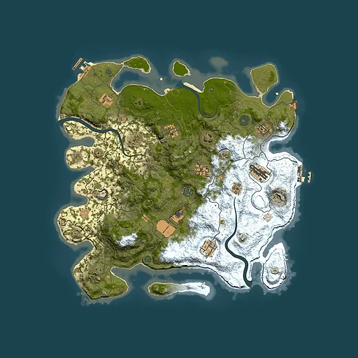 Rust map seed 2013462953, 3900x3900m top-down preview