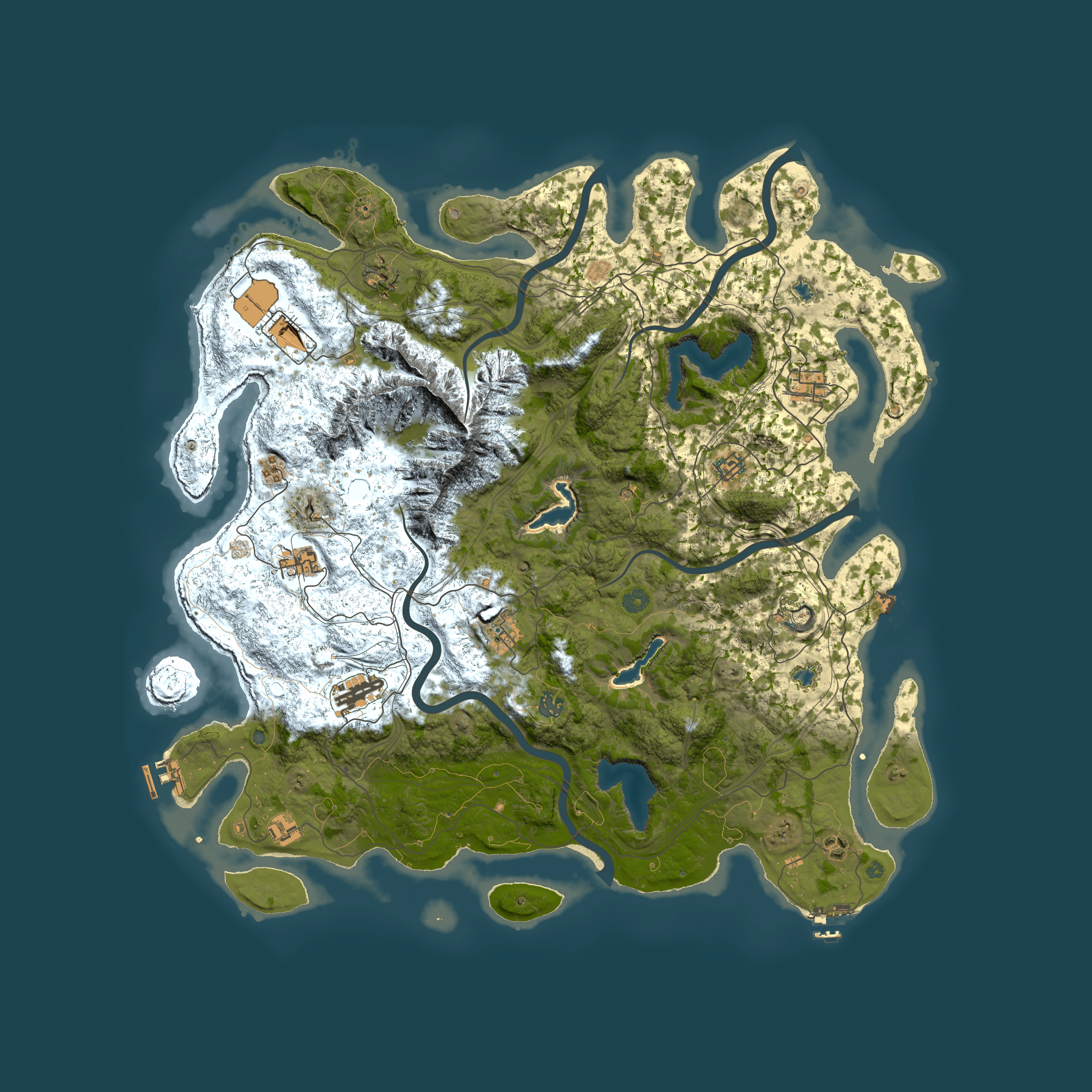 Full top-down render of Rust map seed 749060584, 5050x5050m