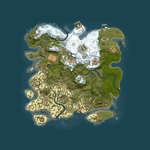 Rust map seed 1778745692, 3650x3650m top-down preview