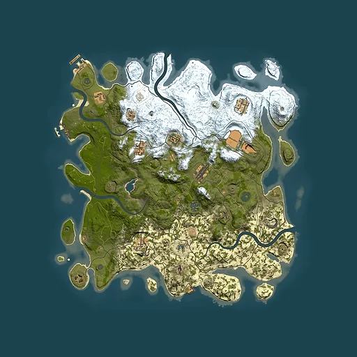 Rust map seed 219716986, 4250x4250m top-down preview