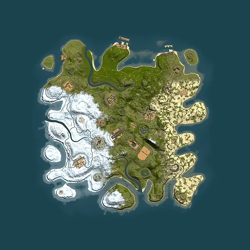 Rust map seed 1438492800, 3750x3750m top-down preview