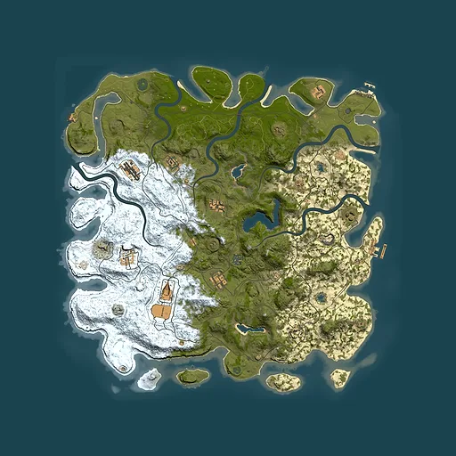 Rust map seed 1002419367, 4900x4900m top-down preview