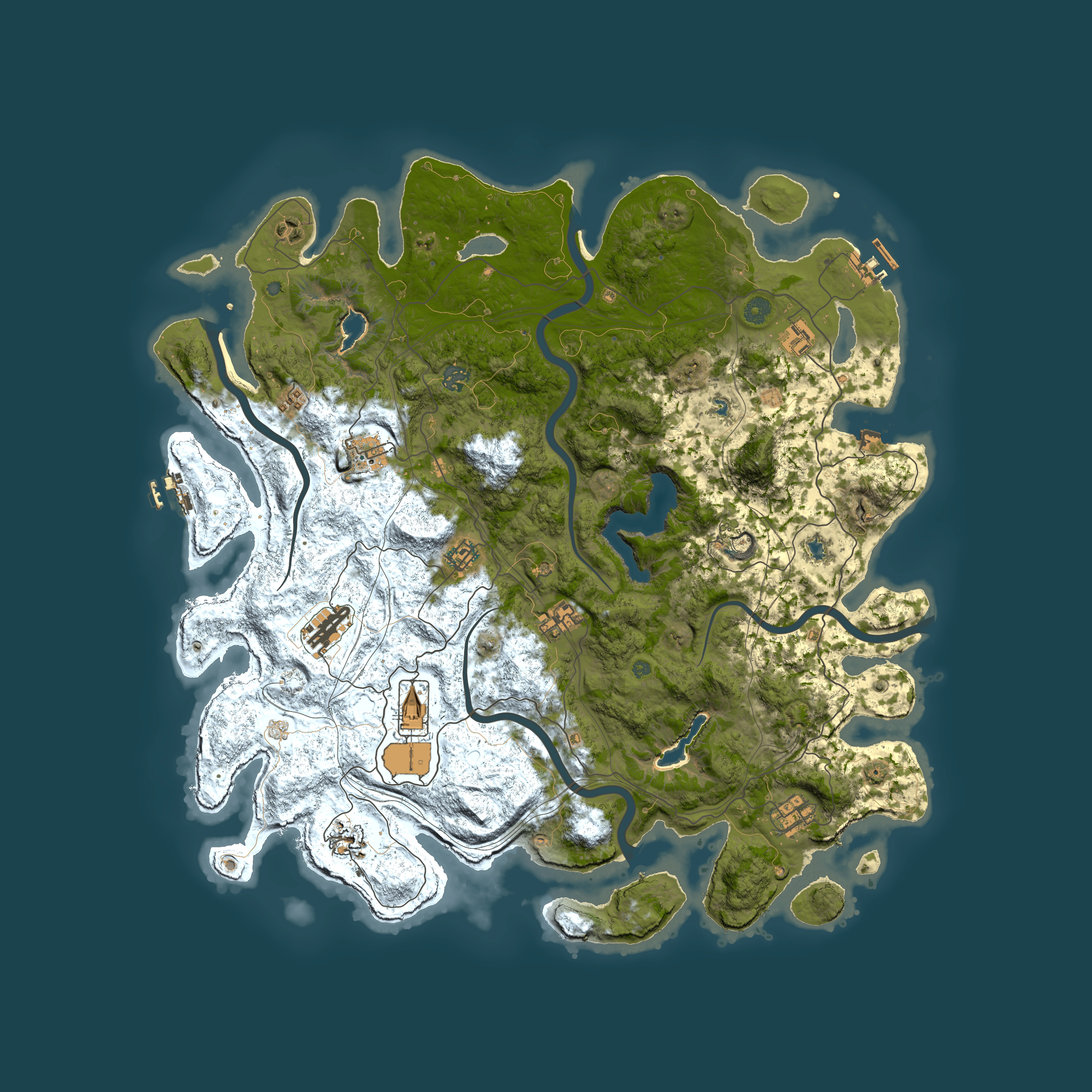 Full top-down render of Rust map seed 1997177396, 4800x4800m