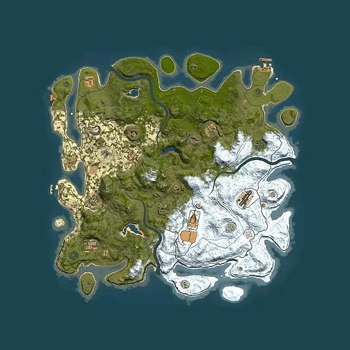 Rust map seed 1673368917, 4500x4500m top-down preview