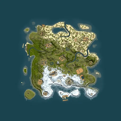 Rust map seed 1109372998, 3500x3500m top-down preview
