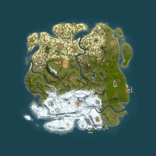 Rust map seed 1086318003, 4150x4150m top-down preview