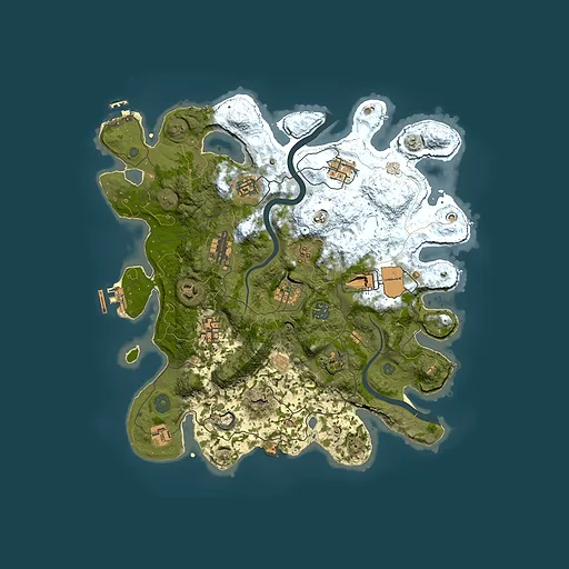 Rust map seed 148490313, 3700x3700m top-down preview